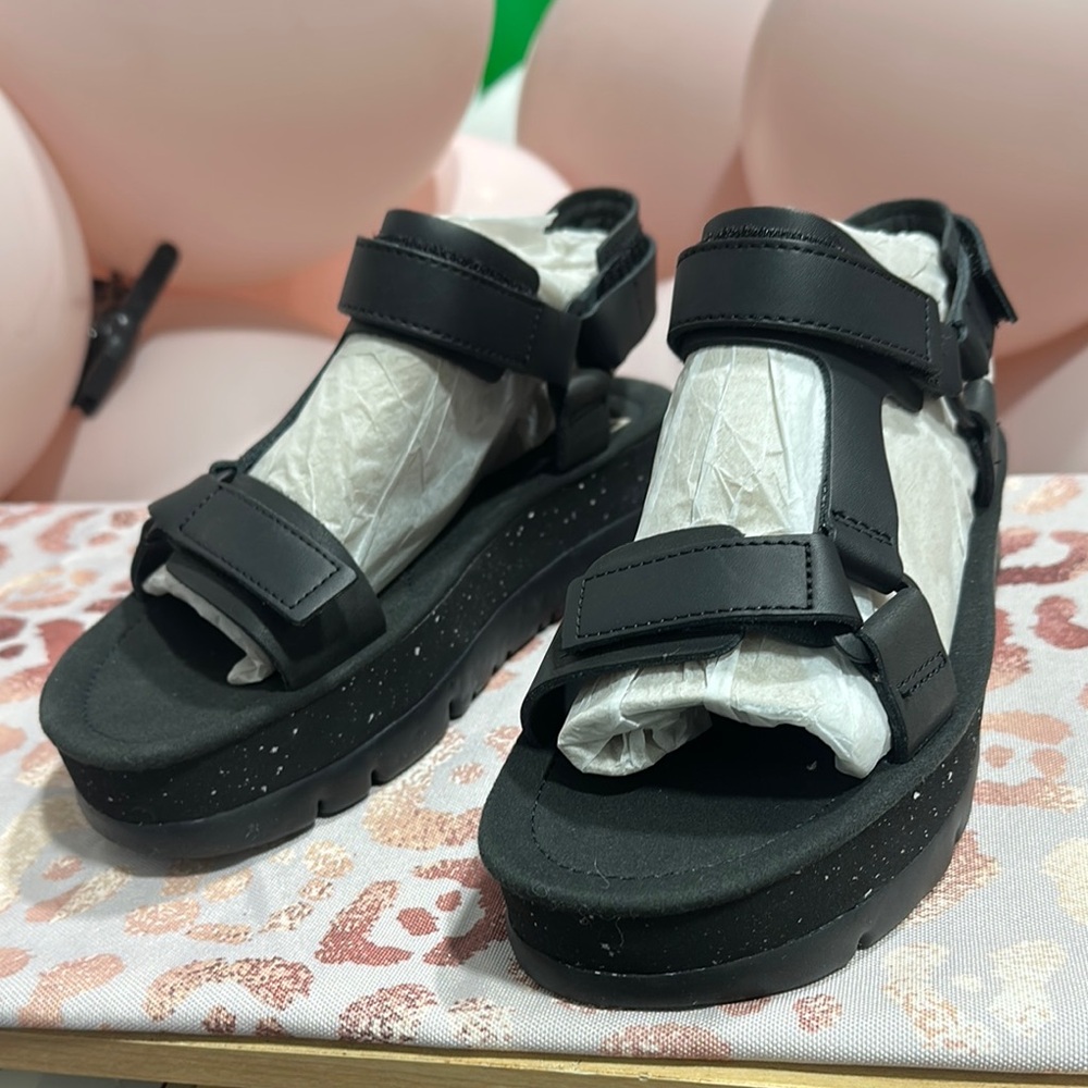 Black Platform Sandals